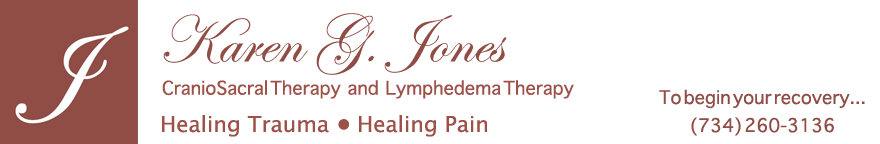 Karen Jones CranioSacral and Lymphedema Therapy Ann Arbor Michigan